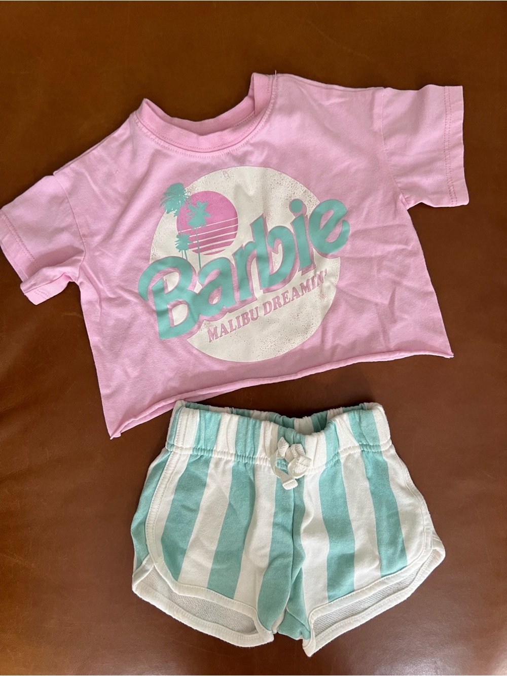 BARBIE Malibu Dreamin' Baby Girls Outfit, 12mo